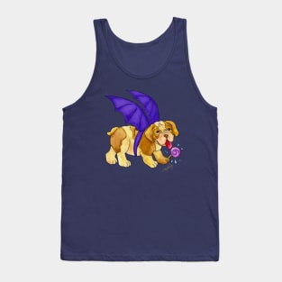 Sweet Halloween Bulldog Bat Tank Top